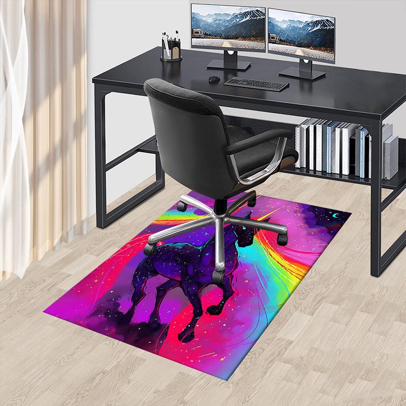 Colorful Unicorn Chair Mat - Home Decor, Sofa Rug, Office Carpet Gift for All Rooms0109054A 60cm by 90cm
Colorful Unicorn Chair Mat - Home Decor, Sofa Rug, Office Carpet Gift for All Rooms0109054A 60cm by 90cm