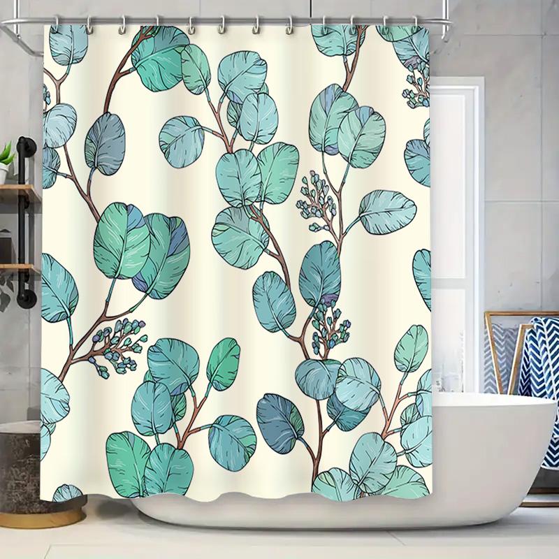 Green Leaves Printed Shower Curtain Waterproof Bathroom Decor W60H190(CM)-1 Pcs
Green Leaves Printed Shower Curtain Waterproof Bathroom Decor W60H190(CM)-1 Pcs