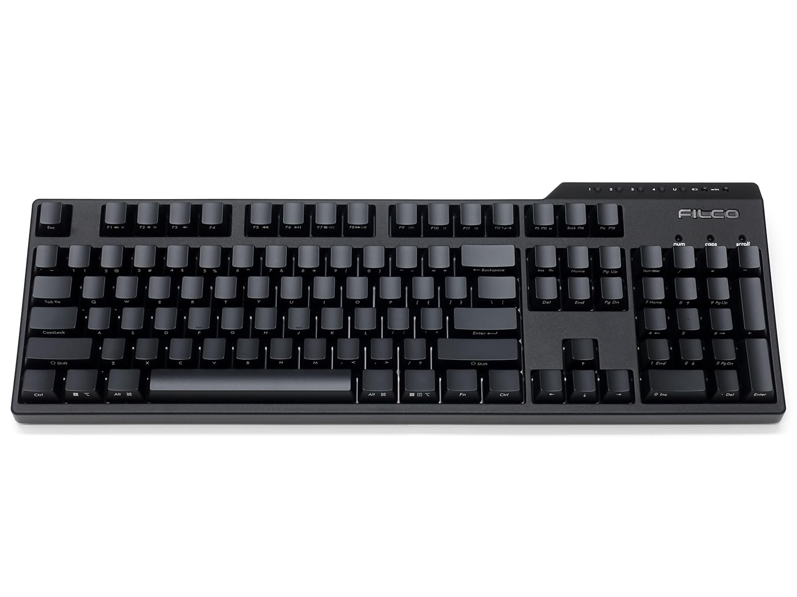 FILCO Majestouch Convertible 3 NINJA Mechanical Keyboard Front Printing English Layout 104 Keys Full Size Brown Axis Bluetooth Wireless Connection USB
FILCO Majestouch Convertible 3 NINJA Mechanical Keyboard Front Printing English Layout 104 Keys Full Size Brown Axis Bluetooth Wireless Connection USB