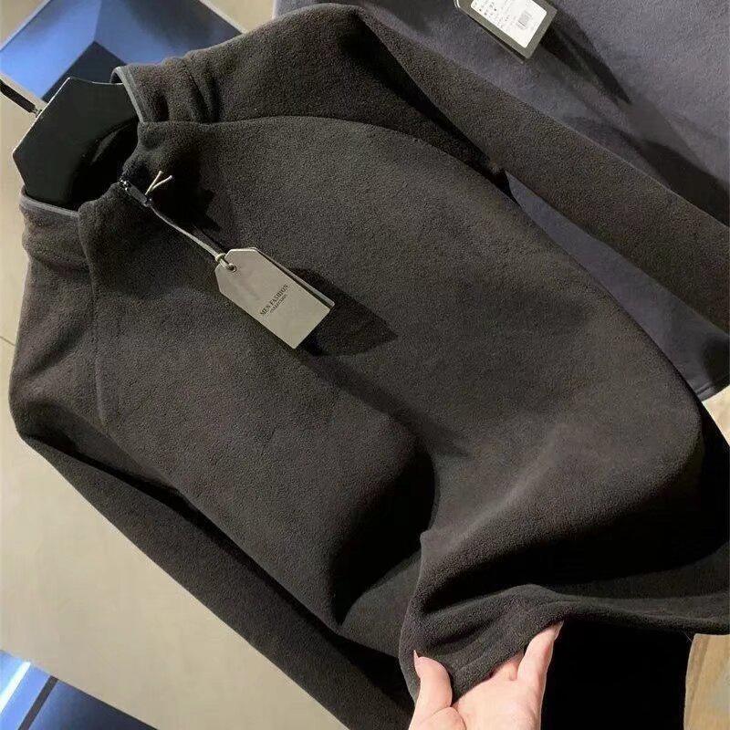 Men s Autumn Fleece Half-Zip Plush Sweatshirt with Double-Sided Sherpa Lining 4XL чорний
Men s Autumn Fleece Half-Zip Plush Sweatshirt with Double-Sided Sherpa Lining 4XL чорний