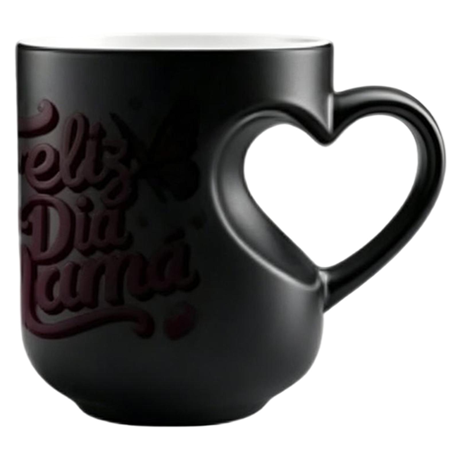 Heart-shaped Color-changing Ceramic Mug One Size
Heart-shaped Color-changing Ceramic Mug One Size