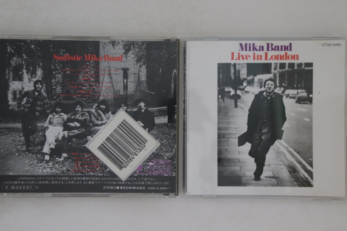 CD SADISTIC MIKA BAND Mikabandliveinlondon CT255469 EASTWORLD Japan Japanese PopRock Used
CD SADISTIC MIKA BAND Mikabandliveinlondon CT255469 EASTWORLD Japan Japanese PopRock Used