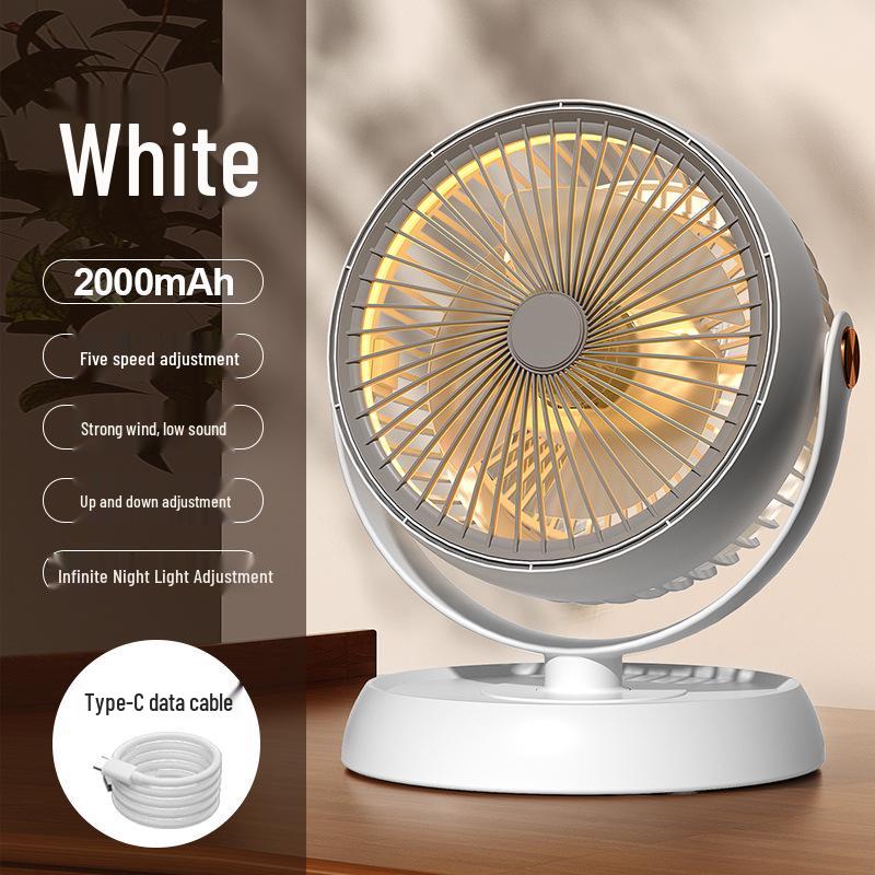 USB Rechargeable Desk Fan with Lamp for Home, Dorm, and Office 18.5*18.5*25 cm
USB Rechargeable Desk Fan with Lamp for Home, Dorm, and Office 18.5*18.5*25 cm