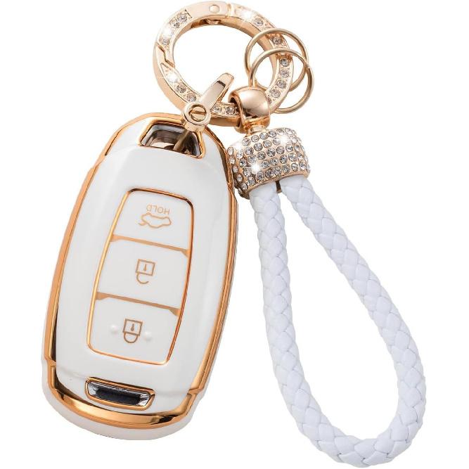 Key Fob Cover with Bling Keychain 7 Buttons Fit for Kia Telluride EV9 Picanto GT Line Sorento Sportage Carnival KX3 TPU Smart Key Shell Case Key For A1
Key Fob Cover with Bling Keychain 7 Buttons Fit for Kia Telluride EV9 Picanto GT Line Sorento Sportage Carnival KX3 TPU Smart Key Shell Case Key For A1