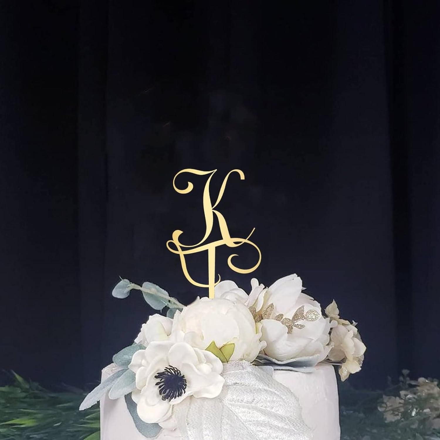 Initial Letter K Cake Topper Monogram Acrylic Cupcake Topper Funny Cake Accessories for Wedding Anniversary Birthday Party Decoration Mirror Gold Style
Initial Letter K Cake Topper Monogram Acrylic Cupcake Topper Funny Cake Accessories for Wedding Anniversary Birthday Party Decoration Mirror Gold Style