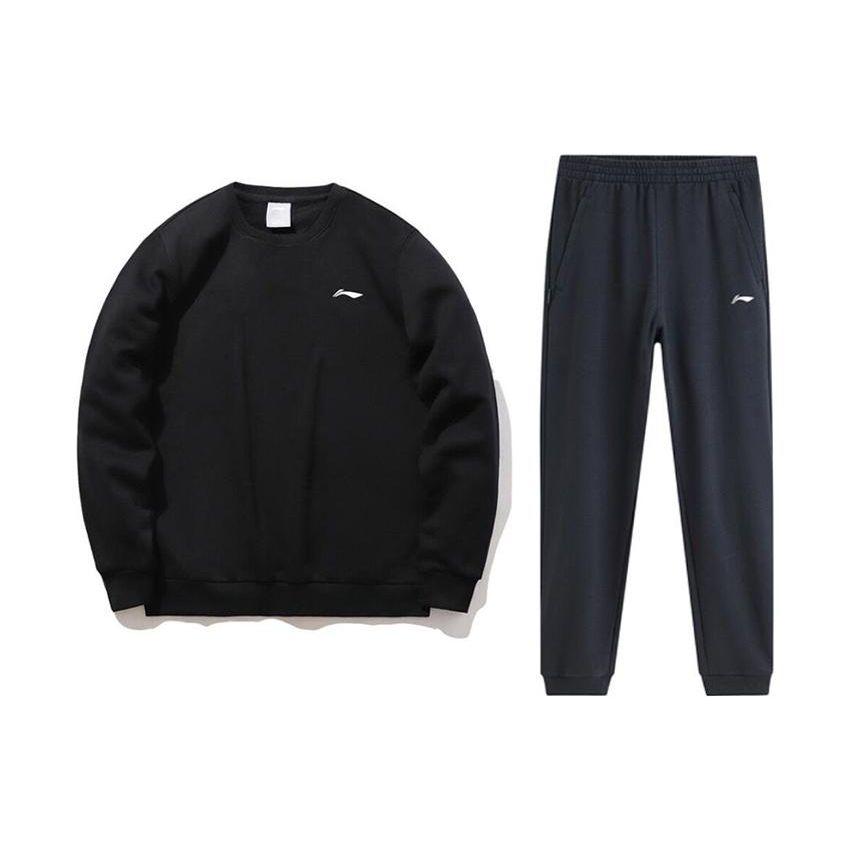 Li Ning однотонные спортивные штаны с манжетами и капюшоном с принтом логотипа, комплект для мужчин, спортивные штаны и толстовки с капюшоном, черный цвет AWDT615-1+YKLT225-1 S
Li Ning однотонные спортивные штаны с манжетами и капюшоном с принтом логотипа, комплект для мужчин, спортивные штаны и толстовки с капюшоном, черный цвет AWDT615-1+YKLT225-1 S