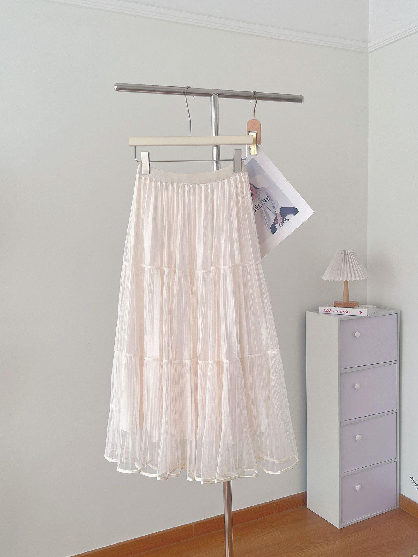Elegant High Waist Fairy Mesh A-Line Skirt for Women One Size абрикосовий
Elegant High Waist Fairy Mesh A-Line Skirt for Women One Size абрикосовий
