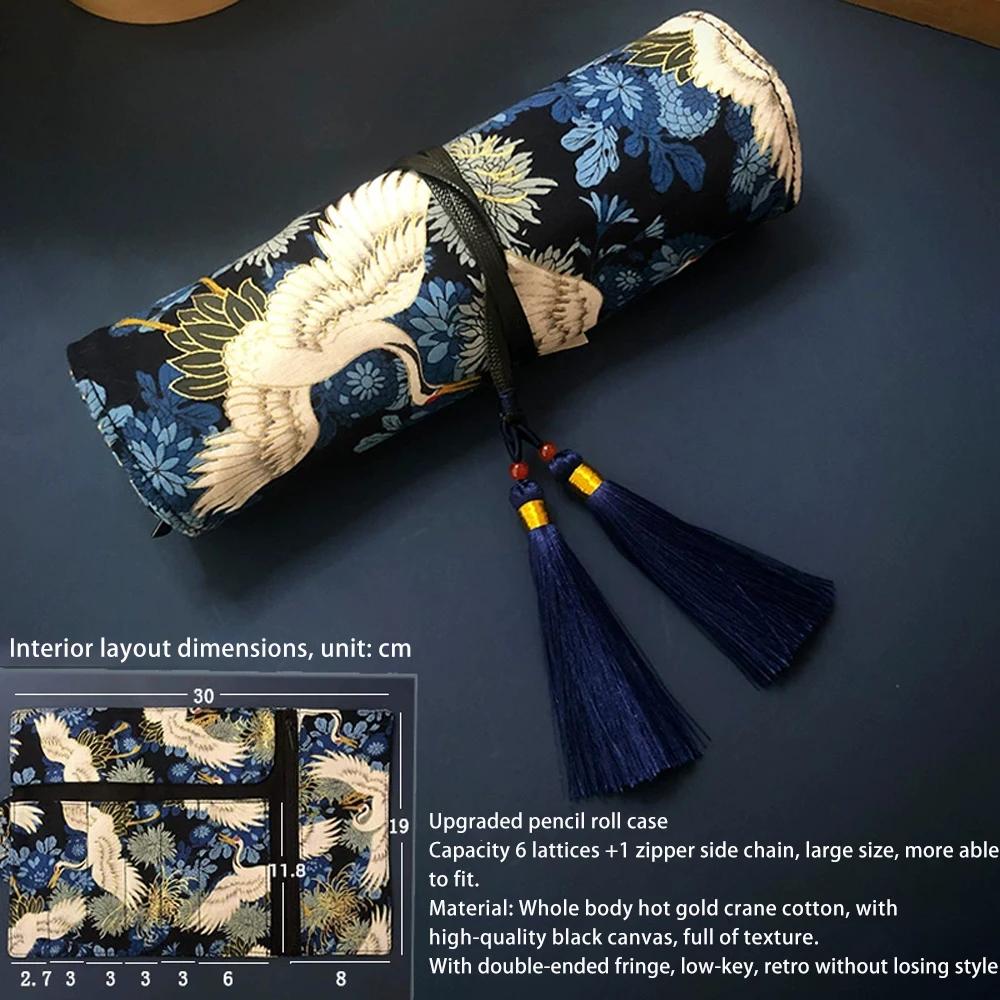 Пенал-ролл большого объема – Черный холщовый пенал для студентов, офиса и художников – Модный дизайн в виде шторки, простой и изысканный подарок синий
Пенал-ролл большого объема – Черный холщовый пенал для студентов, офиса и художников – Модный дизайн в виде шторки, простой и изысканный подарок синий