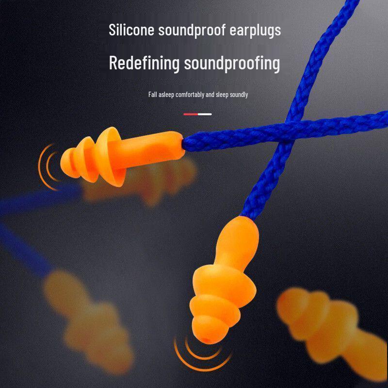 Professional Noise-Cancelling Earplugs: Mechanical Sound Reduction for Work and Sleep with Cord 4 Pairs
Professional Noise-Cancelling Earplugs: Mechanical Sound Reduction for Work and Sleep with Cord 4 Pairs