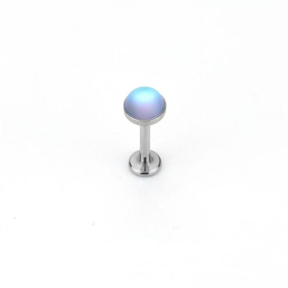 JT 1Pcs F136 Titanium Lip Studs AB Colour Moonstone Polished Opal Ear Bone Studs Body Piercing Jewellery 1.2x6x4mm
JT 1Pcs F136 Titanium Lip Studs AB Colour Moonstone Polished Opal Ear Bone Studs Body Piercing Jewellery 1.2x6x4mm