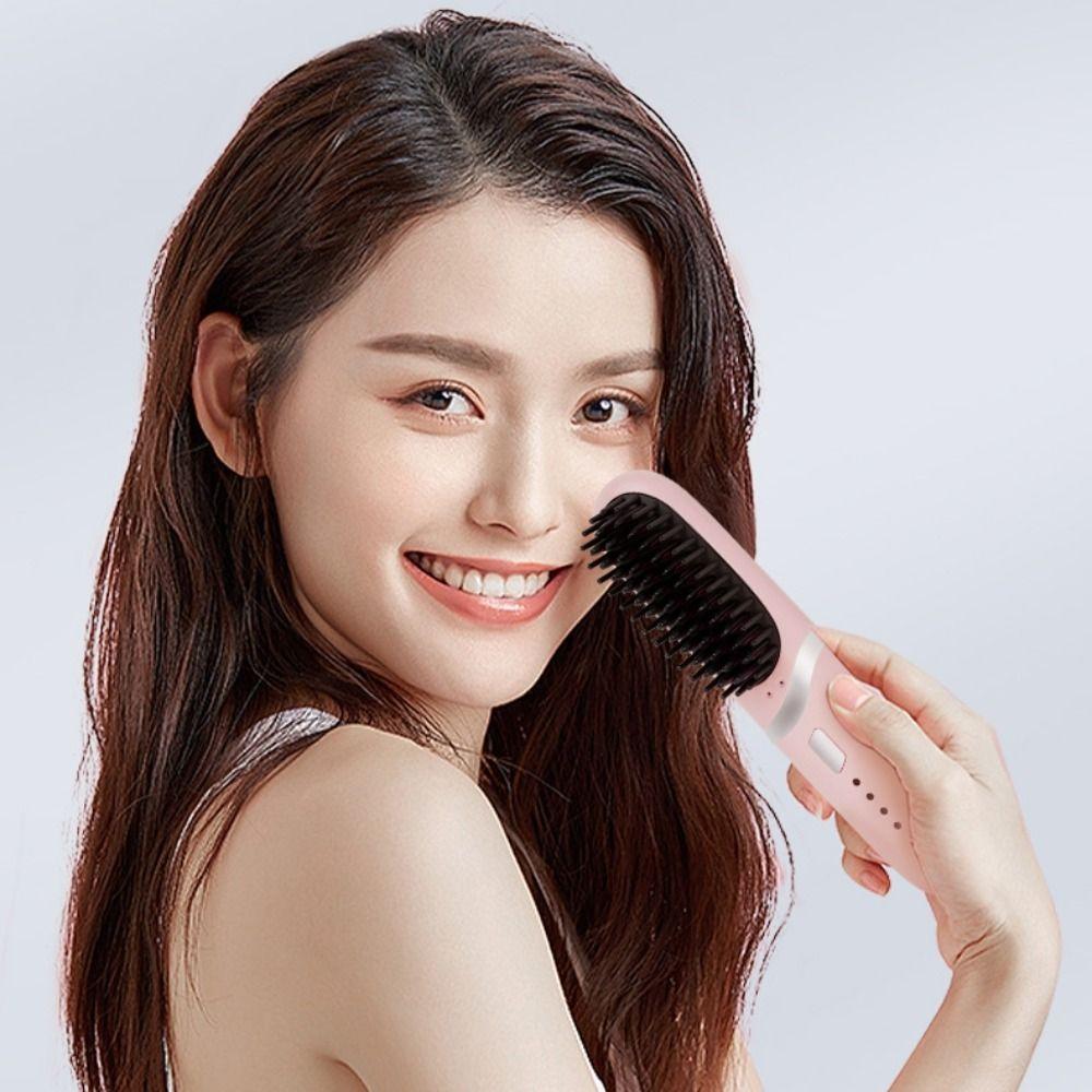 Negative Ion Charging Straight Hair Comb Long Lasting Electric Hot Comb Straight and Curly Hair рожевий
Negative Ion Charging Straight Hair Comb Long Lasting Electric Hot Comb Straight and Curly Hair рожевий
