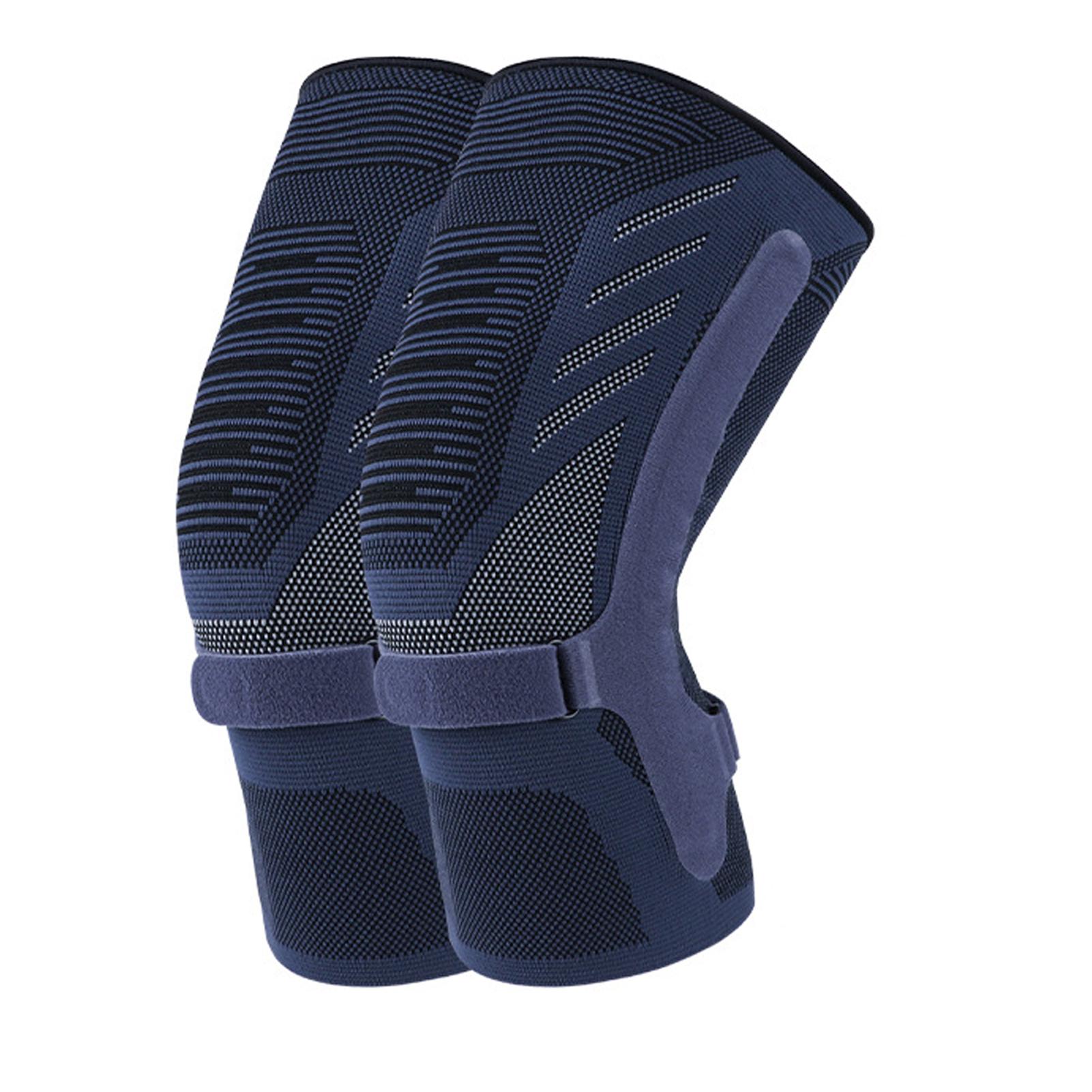 Compression Knee Brace Sleeves Breathable Knit Non Slip Knee Support with Double sided Spring Stabilizers Size M Navy 45-60kg темно-синий
Compression Knee Brace Sleeves Breathable Knit Non Slip Knee Support with Double sided Spring Stabilizers Size M Navy 45-60kg темно-синий