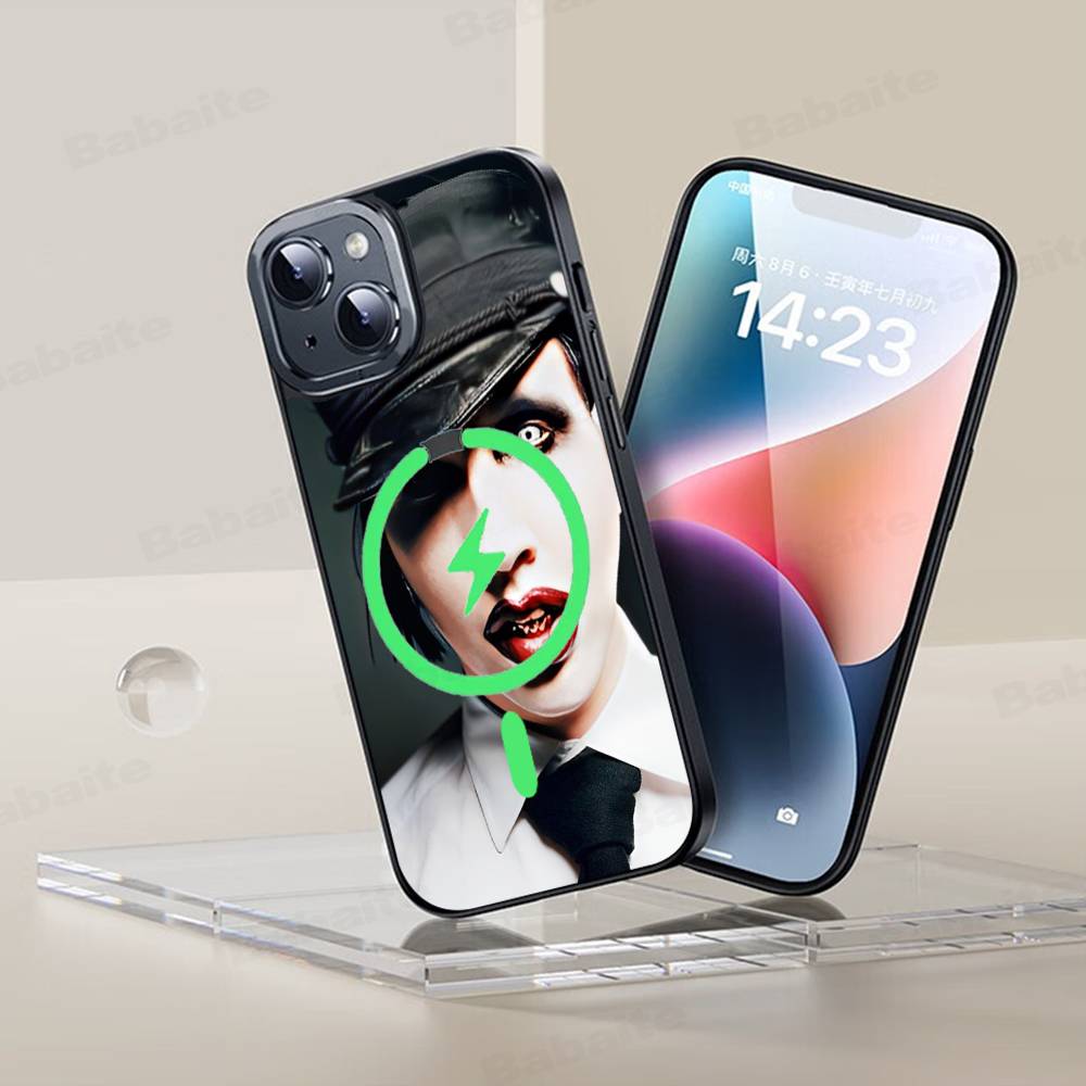 Rock Band Marilyn Manson For Magsafe Magnetic Wireless Phone Case For IPhone 11 12 13 14 15 16 17 Pro Max Plus Cover iPhone 11 pro
Rock Band Marilyn Manson For Magsafe Magnetic Wireless Phone Case For IPhone 11 12 13 14 15 16 17 Pro Max Plus Cover iPhone 11 pro