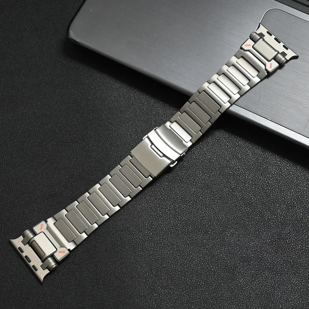 Titanium Bracelet for Apple Watch Ultra 49mm Band Strap for iWatch Series 10 9 8 7 6 5 Se 44mm 45mm 46mm Correa Luxury Wristband 46mm 44mm 45mm 49mm
Titanium Bracelet for Apple Watch Ultra 49mm Band Strap for iWatch Series 10 9 8 7 6 5 Se 44mm 45mm 46mm Correa Luxury Wristband 46mm 44mm 45mm 49mm