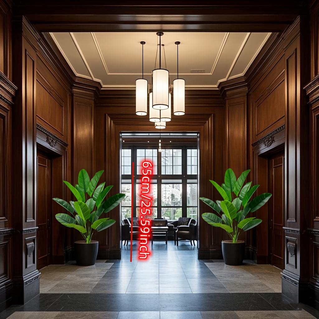 2 шт. Реалистичные искусственные банановые растения, искусственное зеленое растение для улицы, украшение для дома, имитация зеленого растения для улицы - без цветочного горшка зелёный
2 шт. Реалистичные искусственные банановые растения, искусственное зеленое растение для улицы, украшение для дома, имитация зеленого растения для улицы - без цветочного горшка зелёный