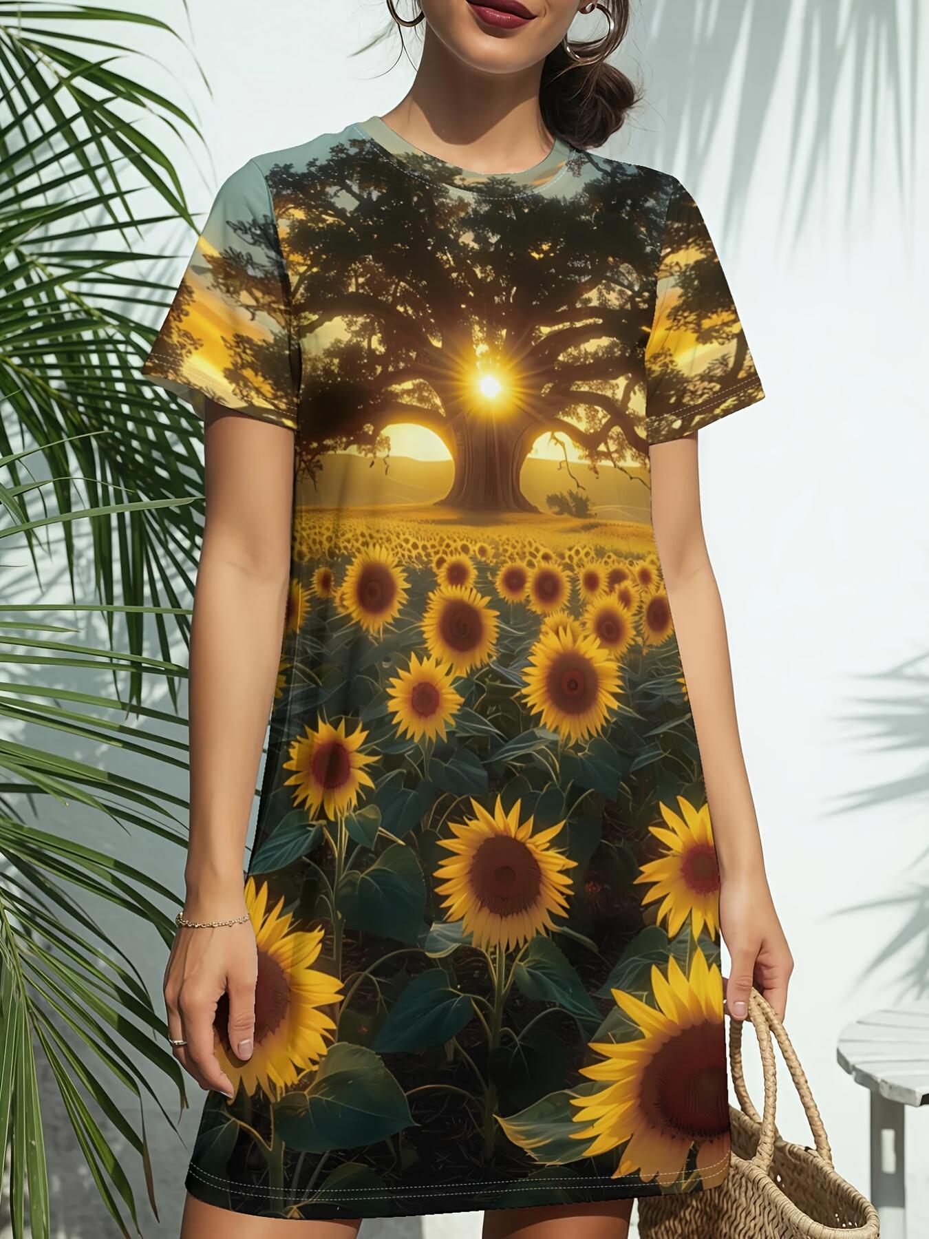 Women s New Crew Neck Short Sleeve T-Shirt Dress. American Trend Digital Print. Casual ; Versatile for Spring and Summer. Elegant ; Chic Women s re 8XL дубильная кора
Women s New Crew Neck Short Sleeve T-Shirt Dress. American Trend Digital Print. Casual ; Versatile for Spring and Summer. Elegant ; Chic Women s re 8XL дубильная кора