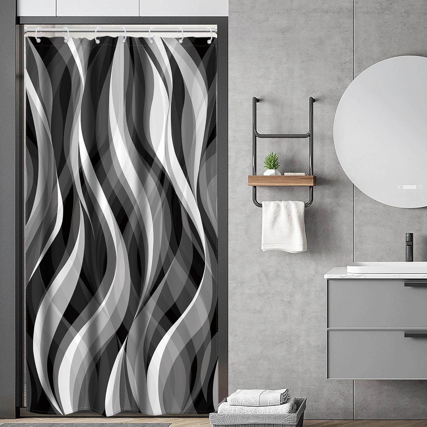 Black Gold Geometric Shower Curtain Vintage Greek Key Abstract Modern Classic Retro Antique Luxury Simple For Man Males Fabric W60H190(CM)-1 Pcs
Black Gold Geometric Shower Curtain Vintage Greek Key Abstract Modern Classic Retro Antique Luxury Simple For Man Males Fabric W60H190(CM)-1 Pcs