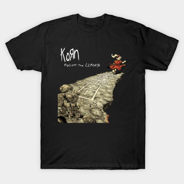 Men Black Print T-shirt Korn - Follow The Leader Album No-Cut Transfer Paper Print Cotton Tshirt M чорний
Men Black Print T-shirt Korn - Follow The Leader Album No-Cut Transfer Paper Print Cotton Tshirt M чорний