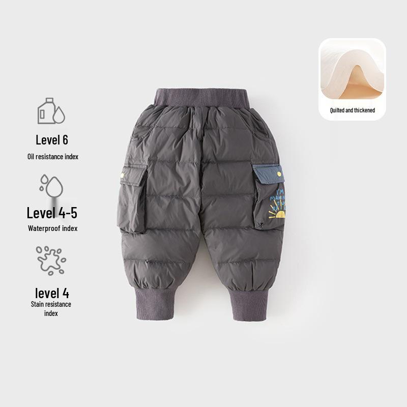 Boys Thick Padded Winter Outdoor One-Piece Warm Sweatpants with Three-Proof Protection 130 cm сірий колір
Boys Thick Padded Winter Outdoor One-Piece Warm Sweatpants with Three-Proof Protection 130 cm сірий колір