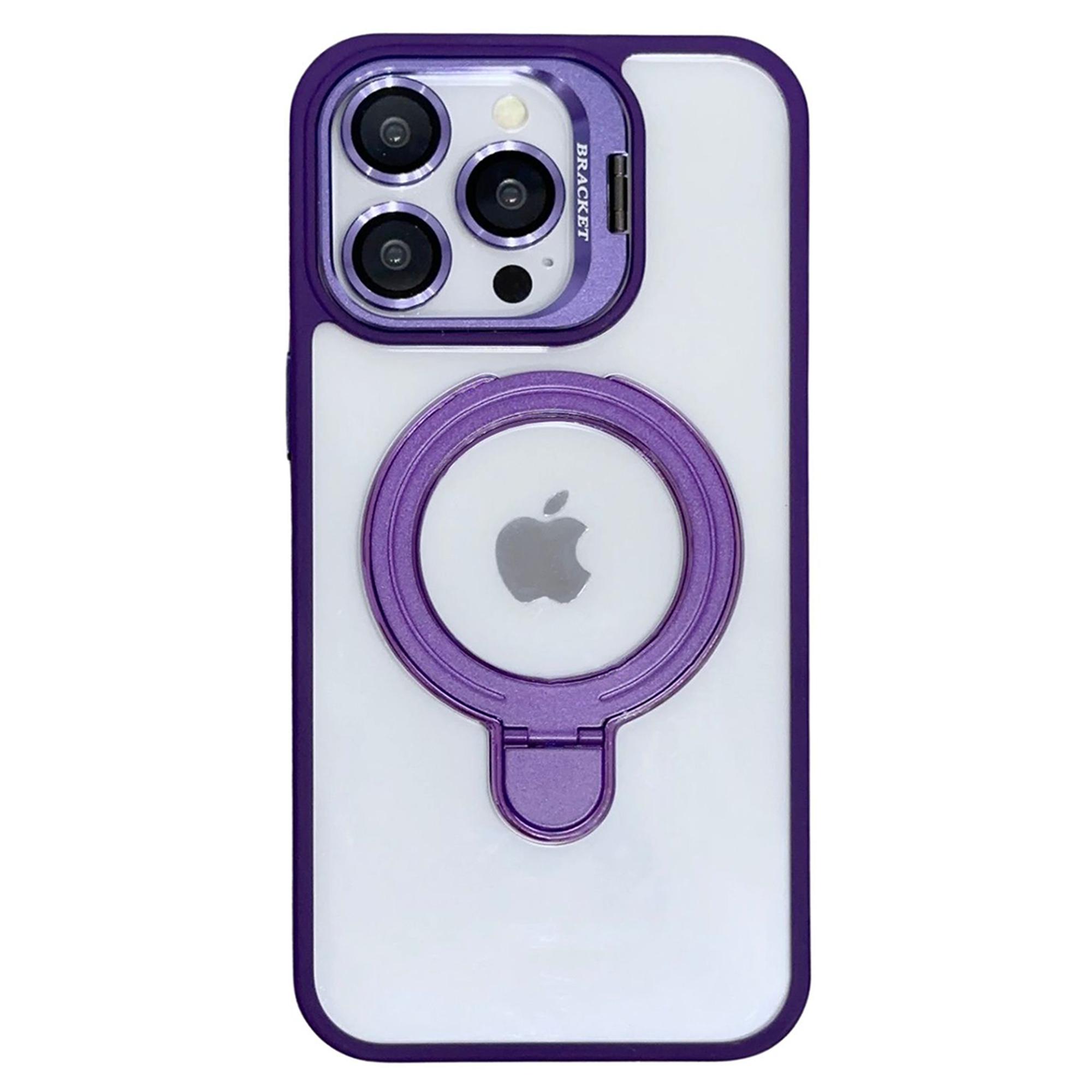 For iPhone 15 Pro Max Case Dual Kickstand Acrylic+TPU Phone Case Compatible with MagSafe Dark Purple
For iPhone 15 Pro Max Case Dual Kickstand Acrylic+TPU Phone Case Compatible with MagSafe Dark Purple