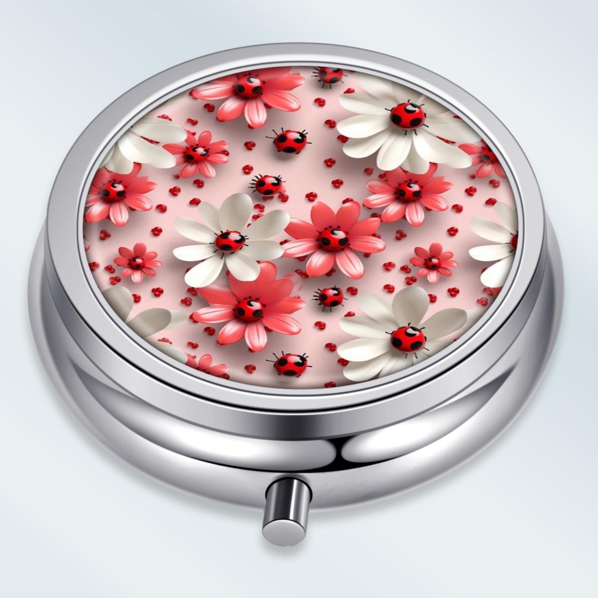 Portable Pill Box with 3 Compartments, Mini Metal Medicine Organizer Case, Cute Printed Pill Container for Vitamins, Pills, Jewelry, Travel, Daily Use разноцветный
Portable Pill Box with 3 Compartments, Mini Metal Medicine Organizer Case, Cute Printed Pill Container for Vitamins, Pills, Jewelry, Travel, Daily Use разноцветный