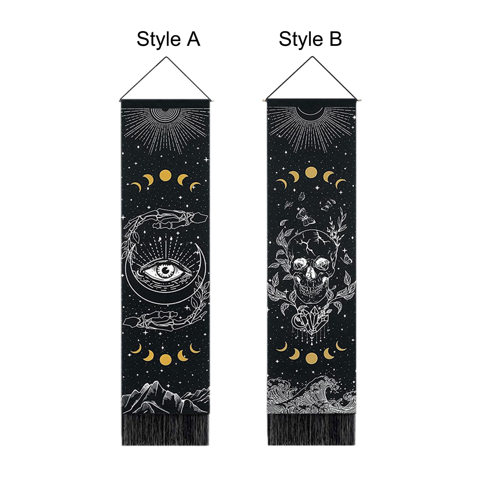 Psychedelic Tapestries 12.80inchx51.18inch Living Room Rectangle Decoration Hanging Sun Moon Tapestry Black White Tapestry
Psychedelic Tapestries 12.80inchx51.18inch Living Room Rectangle Decoration Hanging Sun Moon Tapestry Black White Tapestry