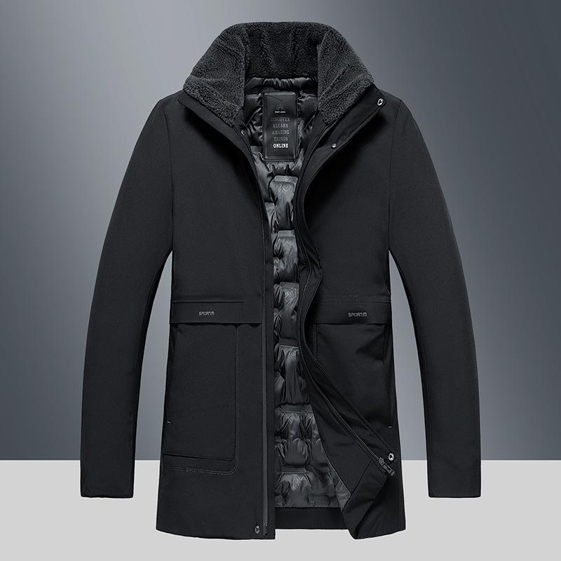 Lamb Wool Collar Cotton Jacket Men s Middle-aged and Elderly 2025 New Thickened Cotton Clothes Dad s Winter Down Padded Jacket Jacket XL чорний
Lamb Wool Collar Cotton Jacket Men s Middle-aged and Elderly 2025 New Thickened Cotton Clothes Dad s Winter Down Padded Jacket Jacket XL чорний