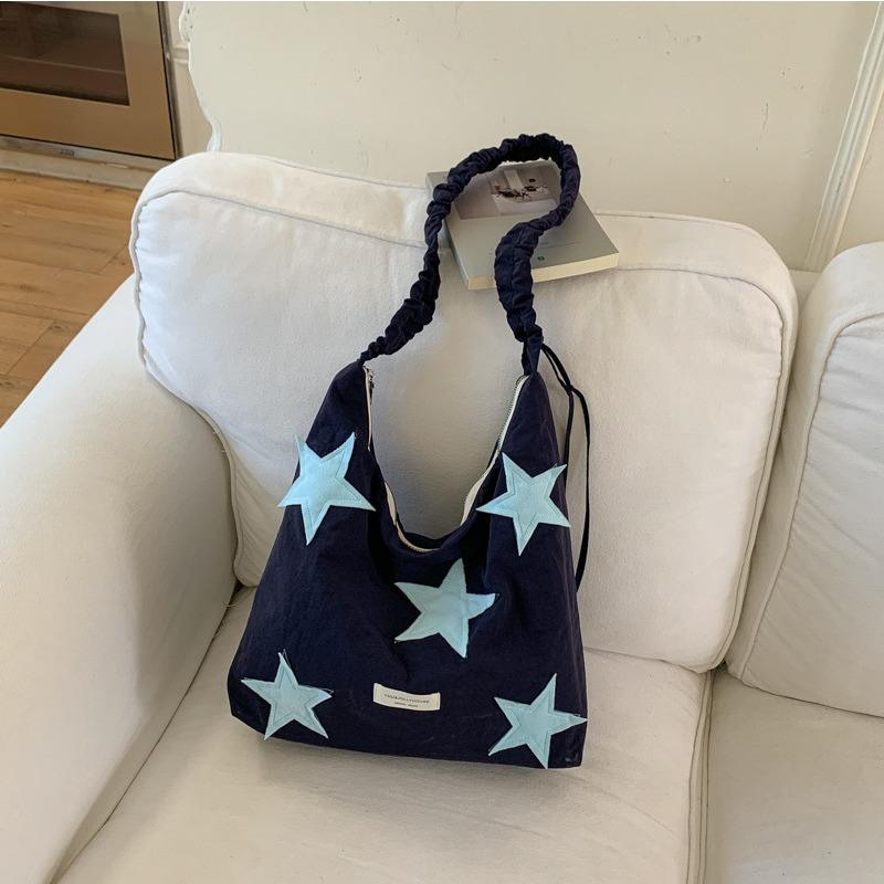 Lazy Wind Bag with Star Print on The Side, Single-shoulder Crossbody Bag Темно-синій
Lazy Wind Bag with Star Print on The Side, Single-shoulder Crossbody Bag Темно-синій