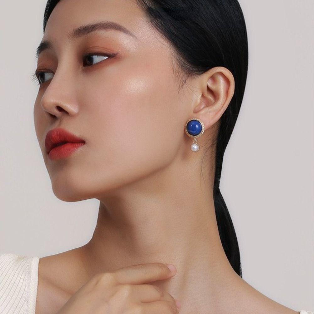 Imitation Pearl Baroque Jewelry Gift Women Stud Earring Korean Style Earrings Blue Danube Earrings
Imitation Pearl Baroque Jewelry Gift Women Stud Earring Korean Style Earrings Blue Danube Earrings