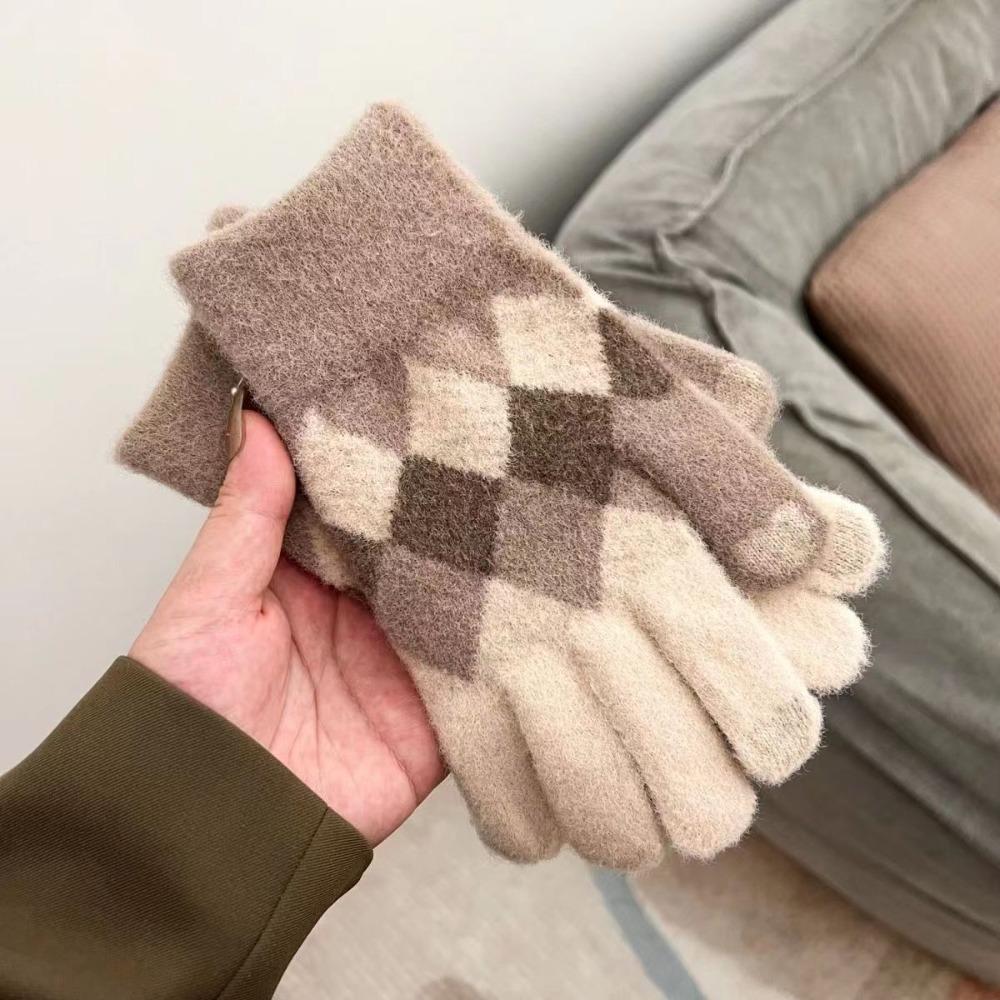 Keep Warm Knitted Glove Windproof Women Glove New Winter Cycling Glove Female бежевий
Keep Warm Knitted Glove Windproof Women Glove New Winter Cycling Glove Female бежевий