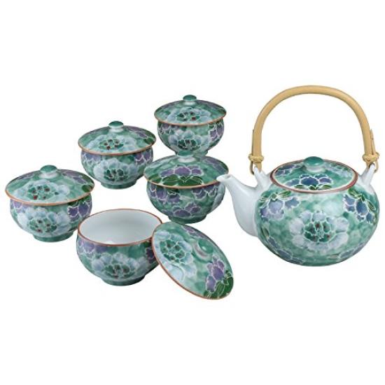 Ranchant Bancha Set Green Aya Peony Arita Ware Made in Japan 16.2×12.5×10cm, 650cc8.9x7.5cm (cm) (Rattan Vine) зелений
Ranchant Bancha Set Green Aya Peony Arita Ware Made in Japan 16.2×12.5×10cm, 650cc8.9x7.5cm (cm) (Rattan Vine) зелений