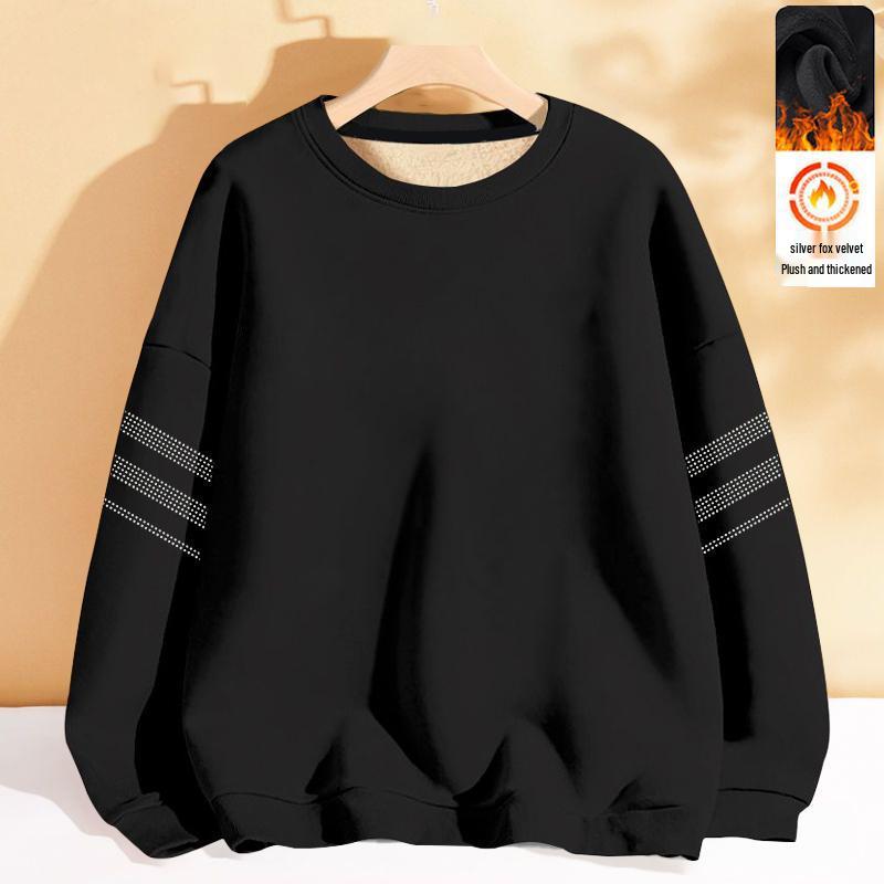 2025 Unisex Versatile Long-Sleeve T-shirt with Round Neck & Plus Velvet Hoodie 3XL (145-160 jin)
2025 Unisex Versatile Long-Sleeve T-shirt with Round Neck & Plus Velvet Hoodie 3XL (145-160 jin)