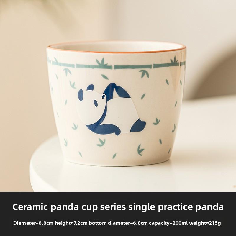 Panda Playing Bamboo Teacup Creative Cute Guest Cup High Appearance Level Drinking Cup Pig Mouth Cup Ceramic Coffee Mug Durable 200ml
Panda Playing Bamboo Teacup Creative Cute Guest Cup High Appearance Level Drinking Cup Pig Mouth Cup Ceramic Coffee Mug Durable 200ml