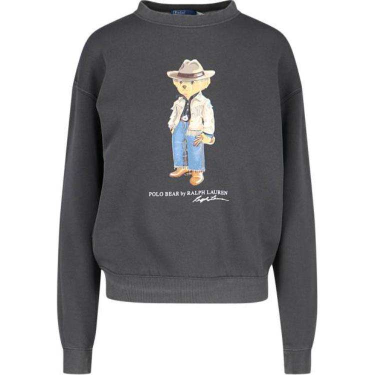Polo Ralph Lauren Solid Color Letter Bear Pattern Crew Neck Drop Shoulder Long Sleeve Sweatshirt Women sweatshirt Pebble-Black 211941193-001 S
Polo Ralph Lauren Solid Color Letter Bear Pattern Crew Neck Drop Shoulder Long Sleeve Sweatshirt Women sweatshirt Pebble-Black 211941193-001 S