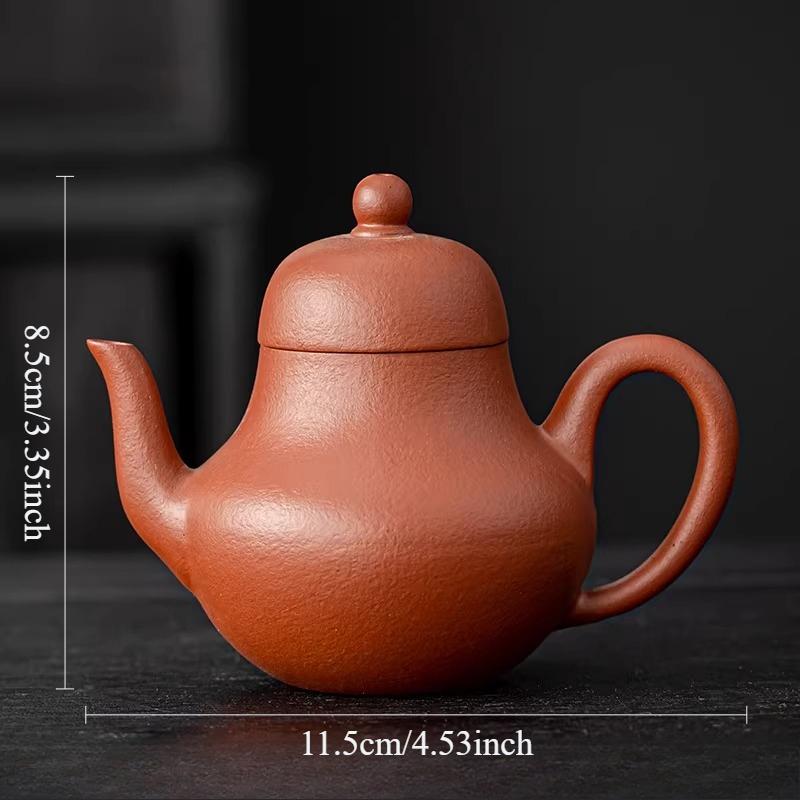 Purple Clay Teapot Cinnabar Small Capacity Eggplant and Melon Pot Chinese Style Kung Fu Teapot Household Push Hole Filter Teapot
Purple Clay Teapot Cinnabar Small Capacity Eggplant and Melon Pot Chinese Style Kung Fu Teapot Household Push Hole Filter Teapot