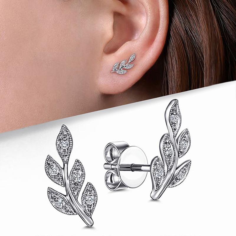 Huitan Fancy Leaf Shape Stud Earrings Silver Color Ear Accessories for Women Daily Wear Minimalist Gift Statement Jewelry
Huitan Fancy Leaf Shape Stud Earrings Silver Color Ear Accessories for Women Daily Wear Minimalist Gift Statement Jewelry