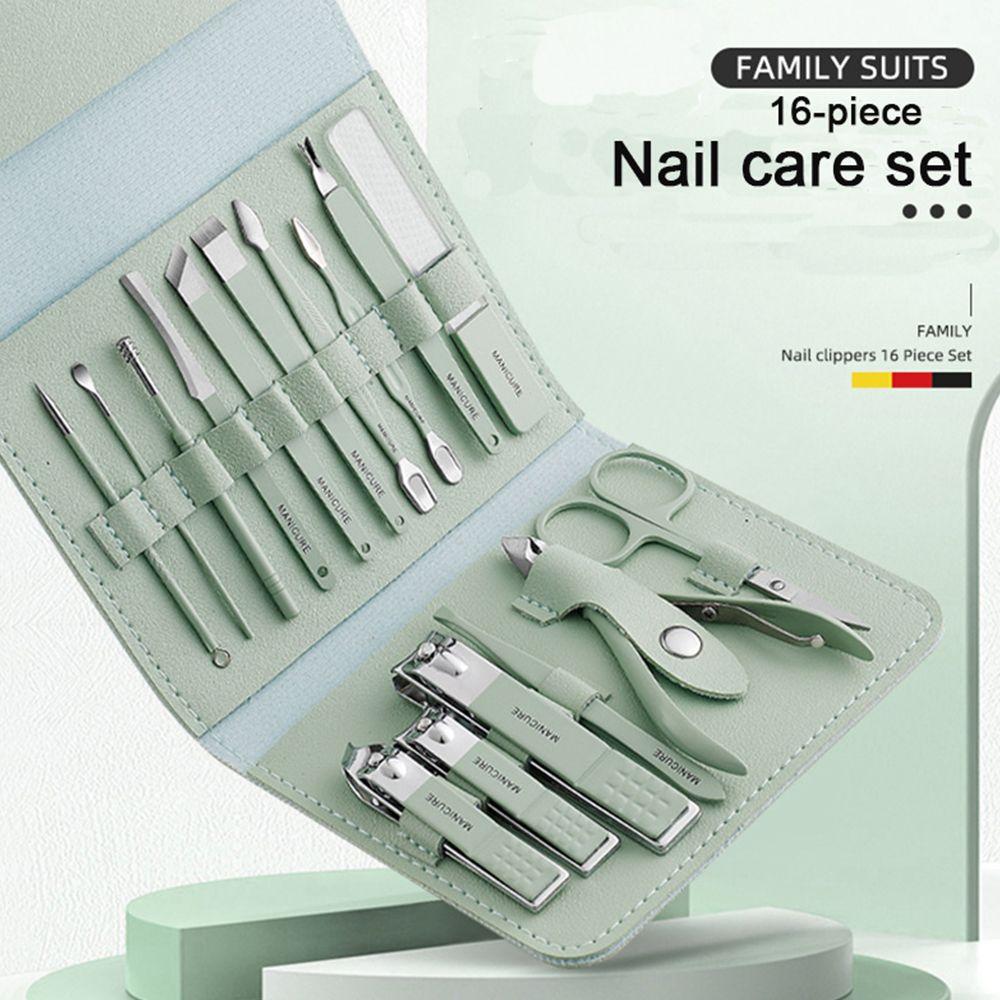 Suit Household Cuticle Nipper Travel Nail Clippers Kit Pedicure Set Nail Cutter Set Manicure Tool 16pcs blue
Suit Household Cuticle Nipper Travel Nail Clippers Kit Pedicure Set Nail Cutter Set Manicure Tool 16pcs blue