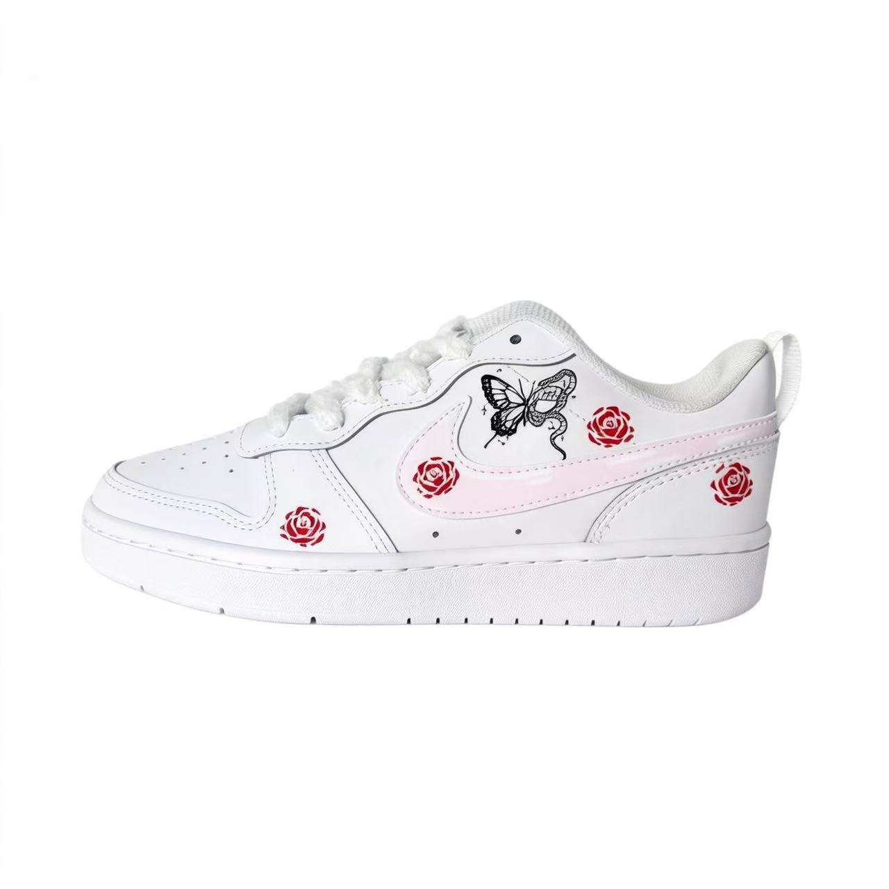 Nike Flower Cluster And Butterfly Flying Leather Cushioning Abrasion Resistant Slip Resistant Low top Skateboard Shoes BQ5448-100(team1670-) 35.5
Nike Flower Cluster And Butterfly Flying Leather Cushioning Abrasion Resistant Slip Resistant Low top Skateboard Shoes BQ5448-100(team1670-) 35.5
