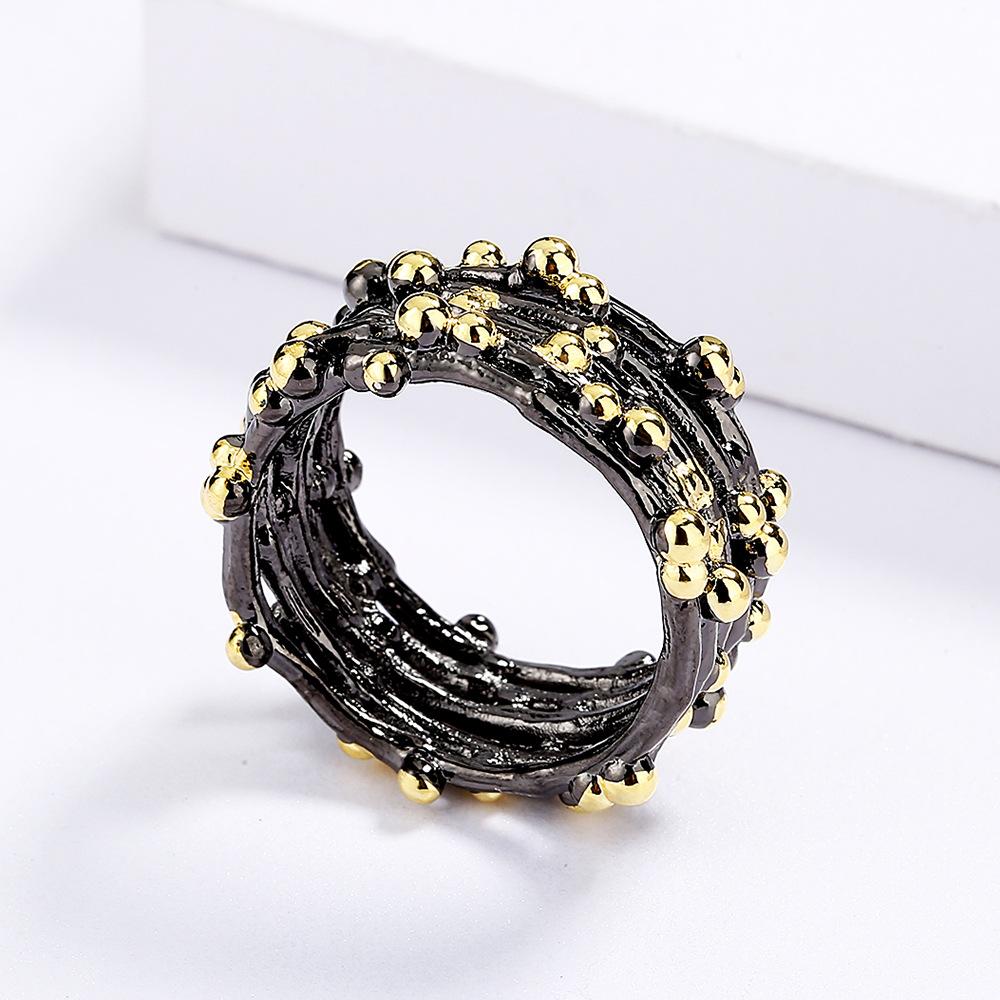 High Quality Unique Jewelry Polka Dot Black Gold Ring Women s Multi-layer Fashion Set Ring Wedding Party Ring Gift 10
High Quality Unique Jewelry Polka Dot Black Gold Ring Women s Multi-layer Fashion Set Ring Wedding Party Ring Gift 10