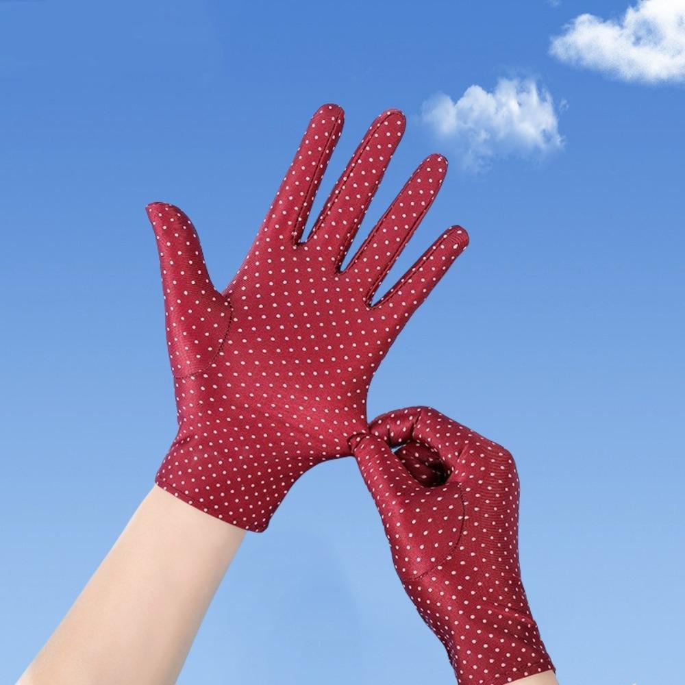 Touchable Screen Riding Driving Gloves Anti-UV Ice Silk Gloves New Nail Painting Gloves Women 6
Touchable Screen Riding Driving Gloves Anti-UV Ice Silk Gloves New Nail Painting Gloves Women 6