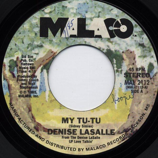 7inch Record DENISE LASALLE - My Tu-Tu / Give Me Yo Most Stronge MAL2112 Malaco Records 1985 US Soul/Funk Used
7inch Record DENISE LASALLE - My Tu-Tu / Give Me Yo Most Stronge MAL2112 Malaco Records 1985 US Soul/Funk Used