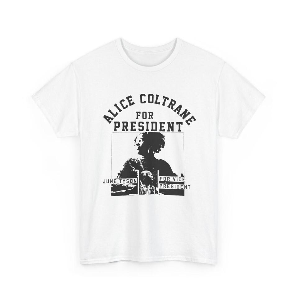Alice Coltrane for president T-shirt white short sleeve All Sizes S-5XL 5XL різнокольоровий
Alice Coltrane for president T-shirt white short sleeve All Sizes S-5XL 5XL різнокольоровий
