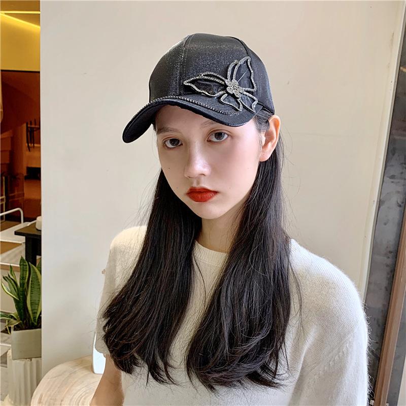 Hat peaked cap summer fashion versatile visor hat rhinestone butterfly spring and autumn casual hipster baseball cap Adjustable
Hat peaked cap summer fashion versatile visor hat rhinestone butterfly spring and autumn casual hipster baseball cap Adjustable