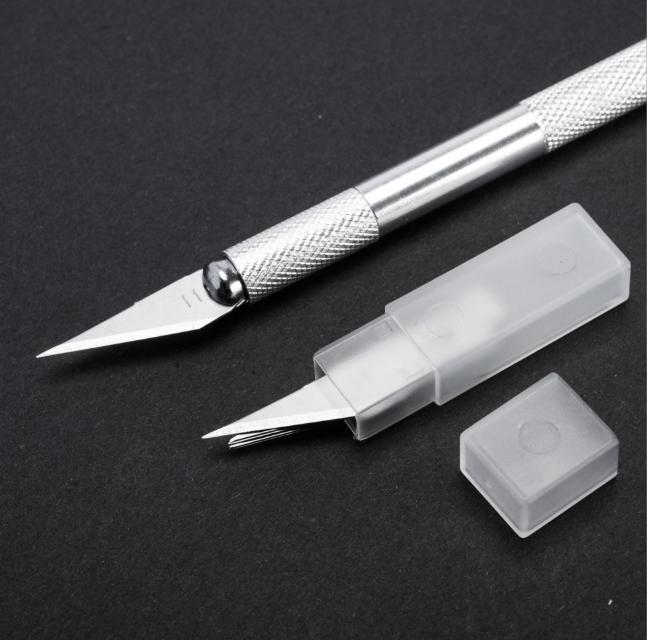 Нож для гравировки из алюминиевого сплава, Гравировка по бумаге, Нож и ручка ручной работы One Size серебряный
Нож для гравировки из алюминиевого сплава, Гравировка по бумаге, Нож и ручка ручной работы One Size серебряный