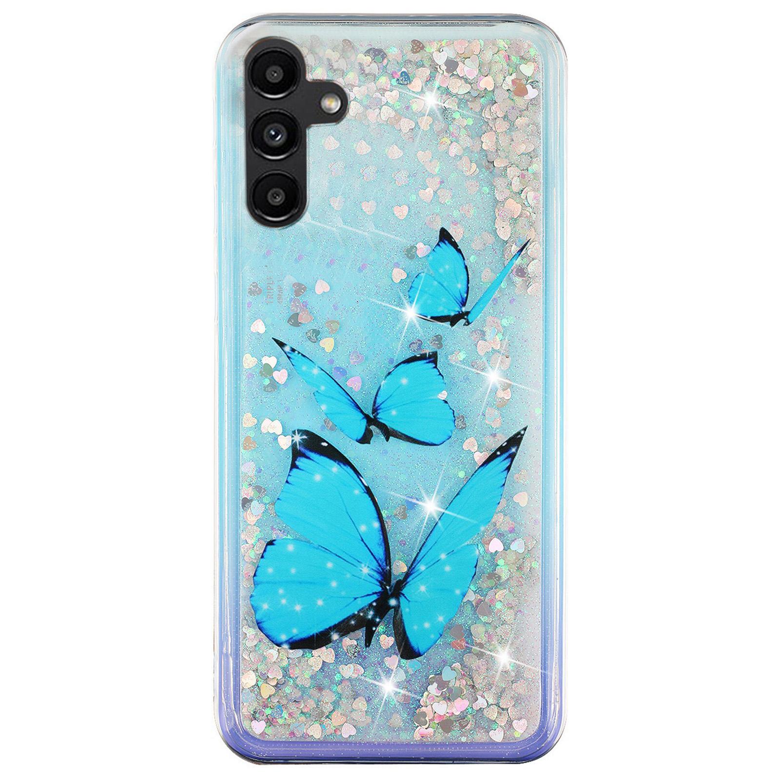 For Samsung Galaxy A56 5G Case Floating Quicksand Pattern Soft TPU Back Cover Blue Butterflies
For Samsung Galaxy A56 5G Case Floating Quicksand Pattern Soft TPU Back Cover Blue Butterflies