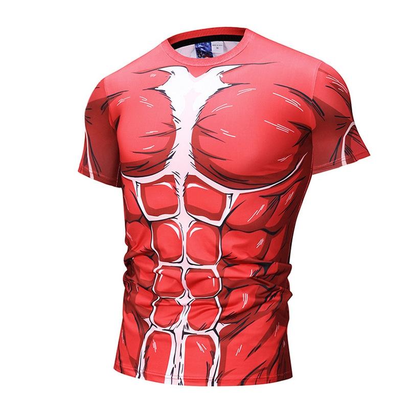 3D Anime Attack on Titan Muscle Printed Men s Fashion Cosplay Short Sleeve T-Shirts 4XL
3D Anime Attack on Titan Muscle Printed Men s Fashion Cosplay Short Sleeve T-Shirts 4XL