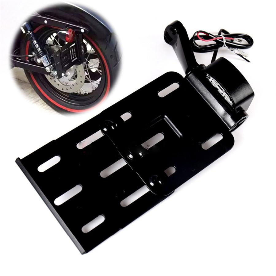 Black Telescopic Folding LED Light Side Mount License Plate for Harley 2004UP Sportster XL 883 1200 48
Black Telescopic Folding LED Light Side Mount License Plate for Harley 2004UP Sportster XL 883 1200 48