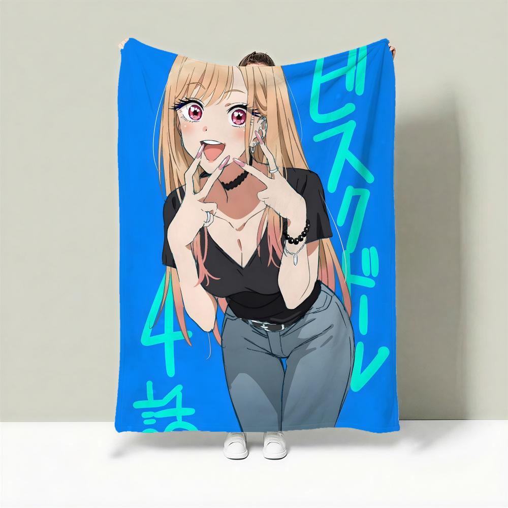 Anime M-My Dress-Up Darling Throw Lightweight 240g Flannel Blanket Soft Skin-friendly for Summer Cooling 75cmx90cm
Anime M-My Dress-Up Darling Throw Lightweight 240g Flannel Blanket Soft Skin-friendly for Summer Cooling 75cmx90cm
