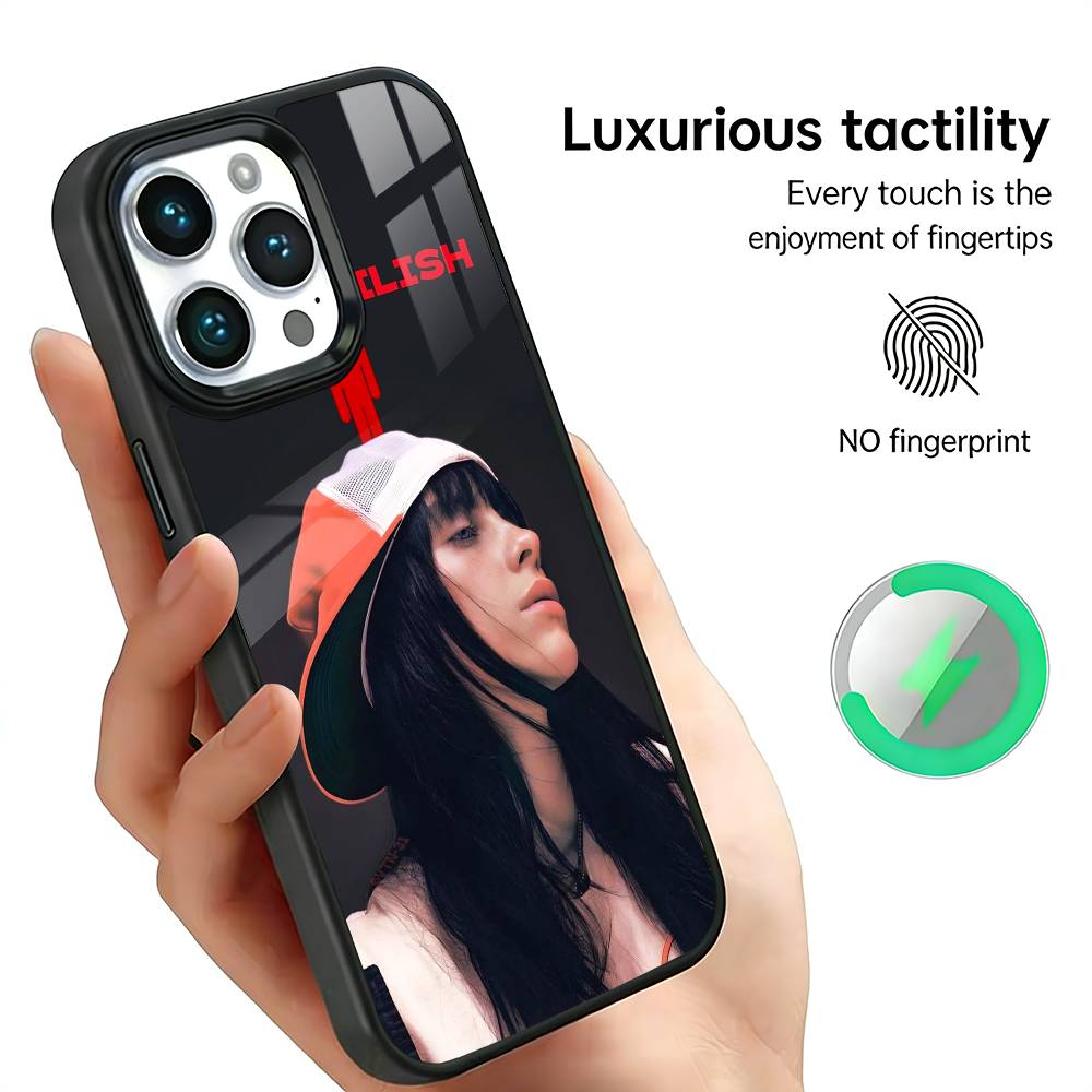 Singer B-Billie Eilish Phone Case For IPhone17 16 15 14 13 12 11 Plus Pro Max Plus Wireless Charger Cover Funda iPhone15PROMAX
Singer B-Billie Eilish Phone Case For IPhone17 16 15 14 13 12 11 Plus Pro Max Plus Wireless Charger Cover Funda iPhone15PROMAX