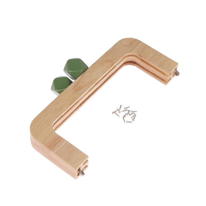 20 см Матеріал з масиву дерева Дерев яна рамка для гаманця Гвинти всередині Дерев яна ручка для сумки Рамка зелений
20 см Матеріал з масиву дерева Дерев яна рамка для гаманця Гвинти всередині Дерев яна ручка для сумки Рамка зелений